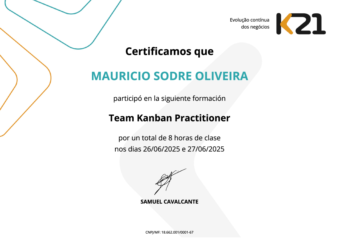 Certificado K21